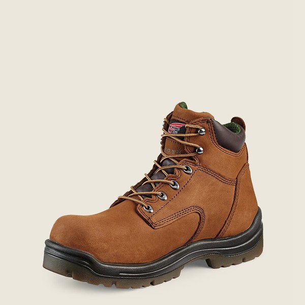 Red Wing Iş Botu Erkek - King Toe® - 6-Inch Insulated Waterproof Soft Toe - Kahverengi - 42TJLXQGE